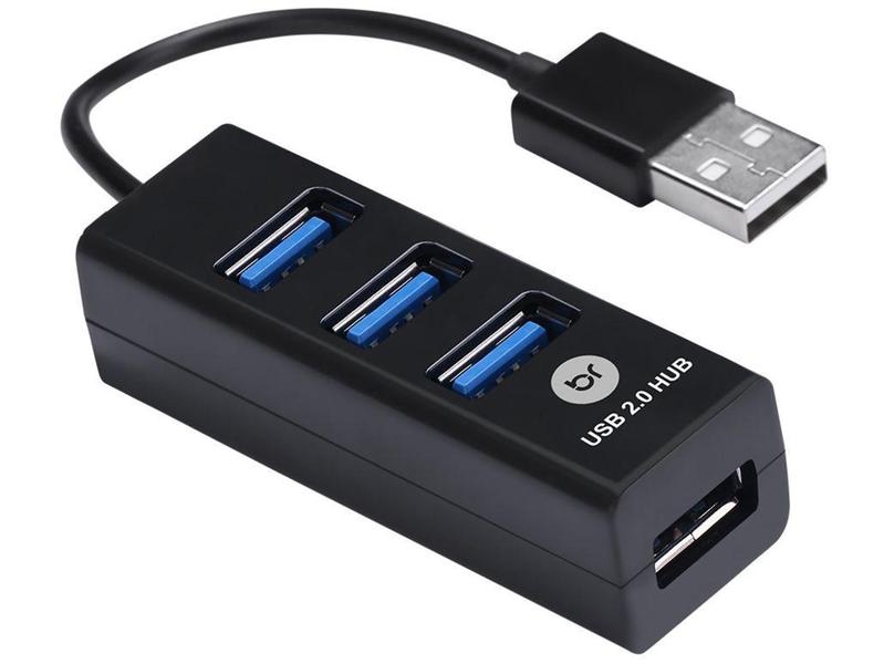 Imagem de Hub USB 4 Portas 2.0 Bright