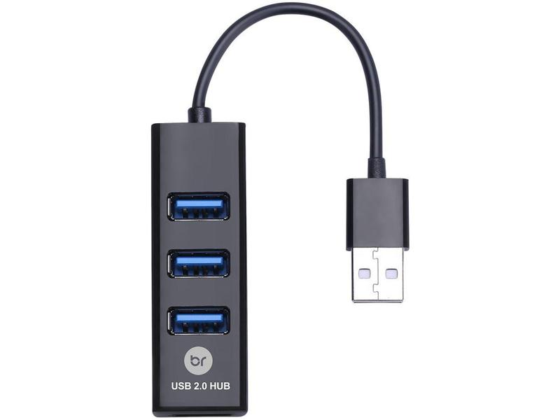 Hub USB 4 Portas 2.0 Bright Imagem de Hub USB 4 Portas 2.0 Bright