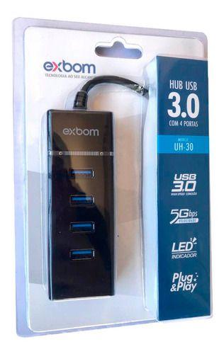 Hub Usb 4 Portas 3.0 + Cabo Otg Ideal Para Mobilador e Outros - Kit mobilador Imagem de Hub Usb 4 Portas 3.0 + Cabo Otg Ideal Para Mobilador e Outros