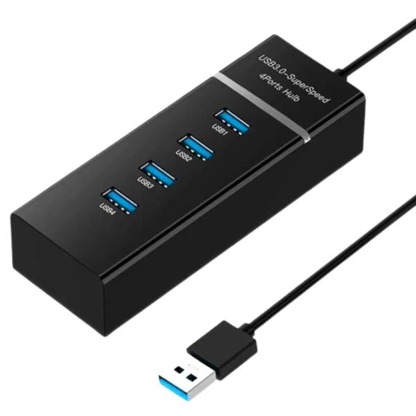 Imagem de Hub USB 4 Portas 3.0 Extensor com Led 5.0 Gbps