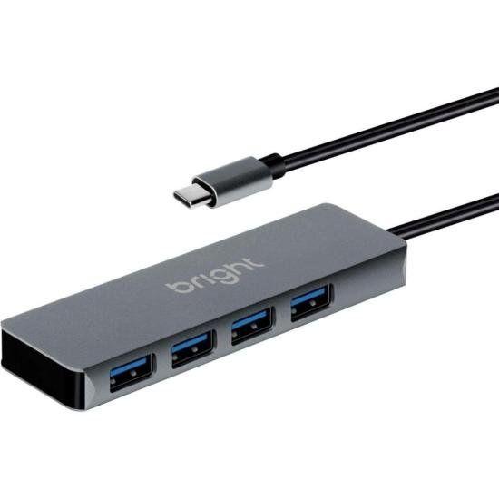 Imagem de Hub USB 4 Portas Bright HB001 HDMI 4k