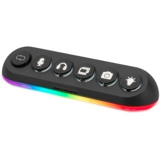 Imagem de Hub USB 5 Portas 3.0 Streamplify Deck 5 Preto RGB F002