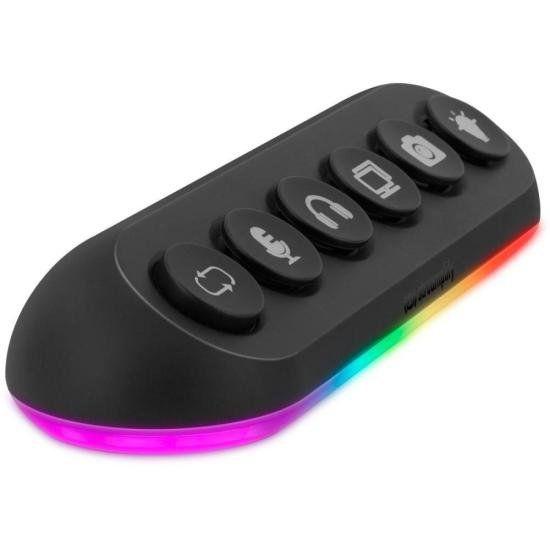 Imagem de Hub USB 5 Portas 3.0 Streamplify Deck 5 Preto RGB