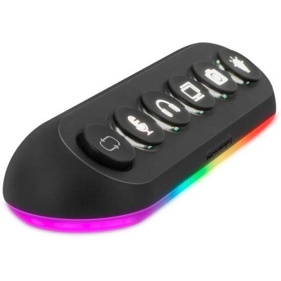 Imagem de Hub USB 5 Portas 3.0 Streamplify Deck 5 Preto RGB