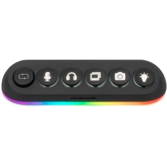 Imagem de Hub USB 5 Portas 3.0 Streamplify Deck 5 Preto RGB