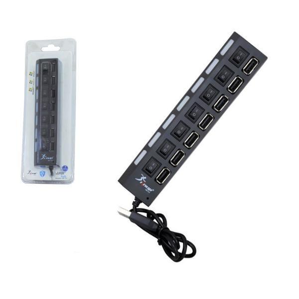 Hub Usb 7 Portas Com Liga E Desliga HB - Knup Imagem de Hub Usb 7 Portas Com Liga E Desliga HB