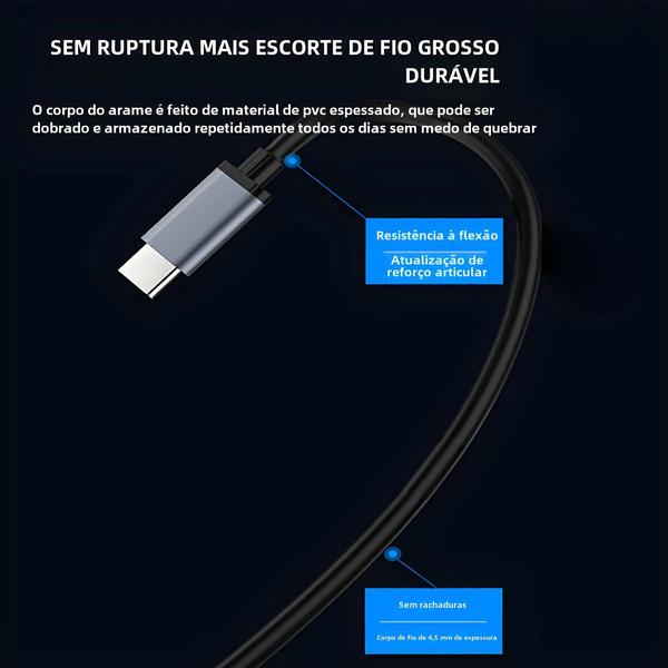 Imagem de Hub USB-C 7 Portas 3.0 - Alta Velocidade para PC, Laptop e MacBook