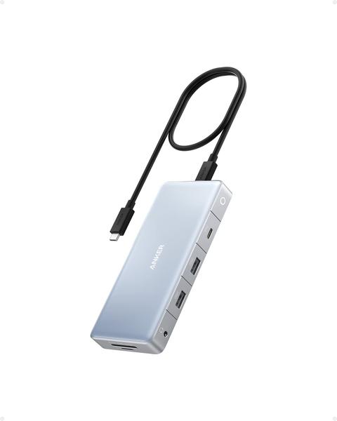 Imagem de Hub USB-C Anker 575 12 em 1 com HDMI duplo, DP, Ethernet de 10 Gbps