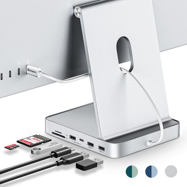 Imagem de Hub USB C para iMac de 24 polegadas 2021/2023/2024, Minisopuru Silver