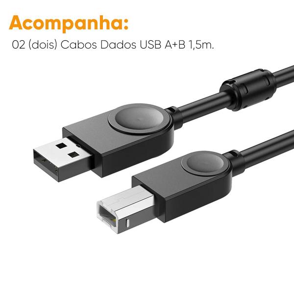 Hub USB Chaveador Switch Kvm 4 Portas VGA Mouse Teclado - Hub