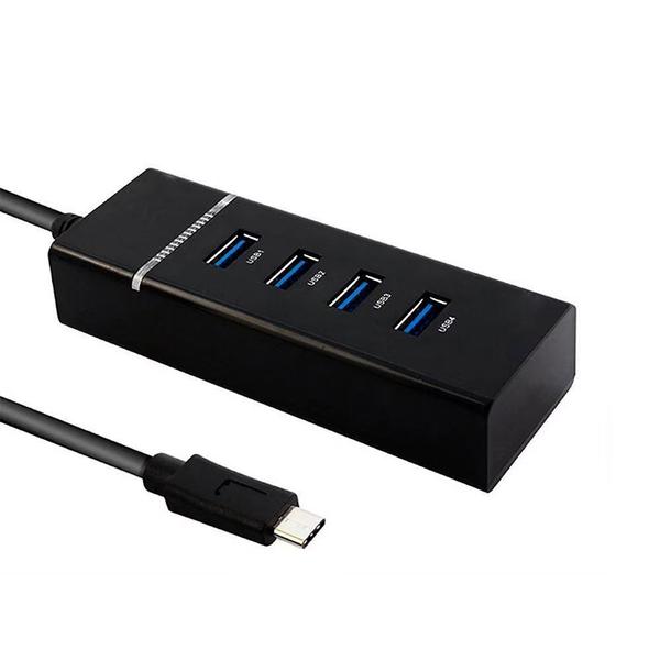 Imagem de Hub USB TYPE C 3.0 4 Portas 5 Gbps High Speed Extensor