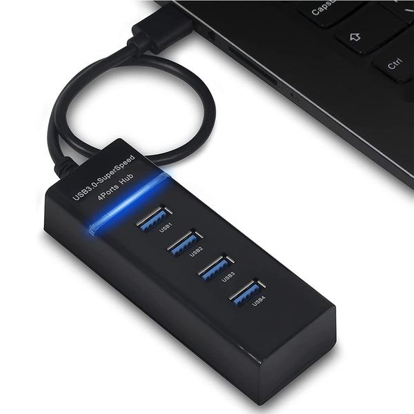 Imagem de Hub USB TYPE C 3.0 4 Portas 5 Gbps High Speed Extensor