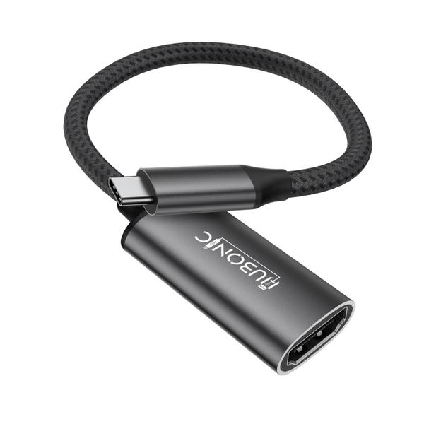 Imagem de Hubonic Adaptador USB C para HDMI 4K 60Hz Cabo Celular Tablet Notebook Resistente Alta Qualidade