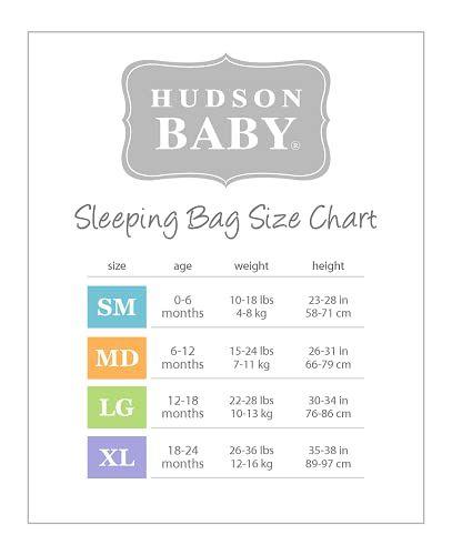 Imagem de Hudson Baby Unisex Baby Premium acolchoado manga longa saco de dormir e cobertor vestível, Girl Forest, 12-18 meses