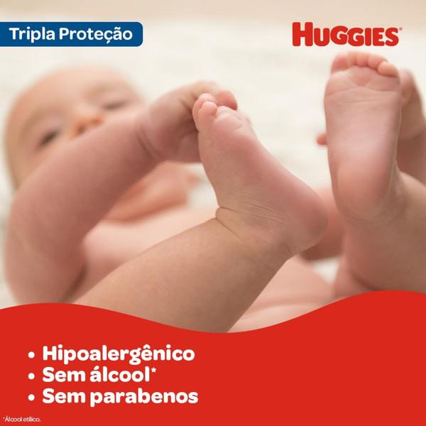 Imagem de Huggies Lenço Umedecido Tripla Proteção, Limpeza, Maciez e Hidratação - 88Uni