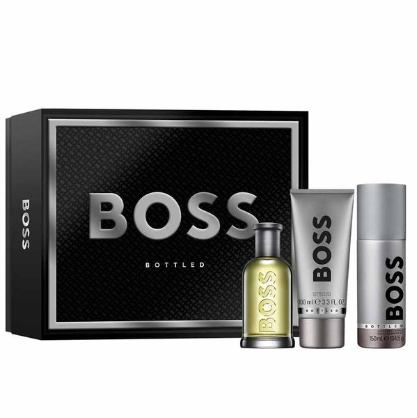 Hugo Boss Boss Bottled Coffret Perfume Masculino EDT + Showe Gel + Desodorante Hugo Boss Boss Bottled Coffret Perfume Masculino EDT + Showe Gel + Desodorante