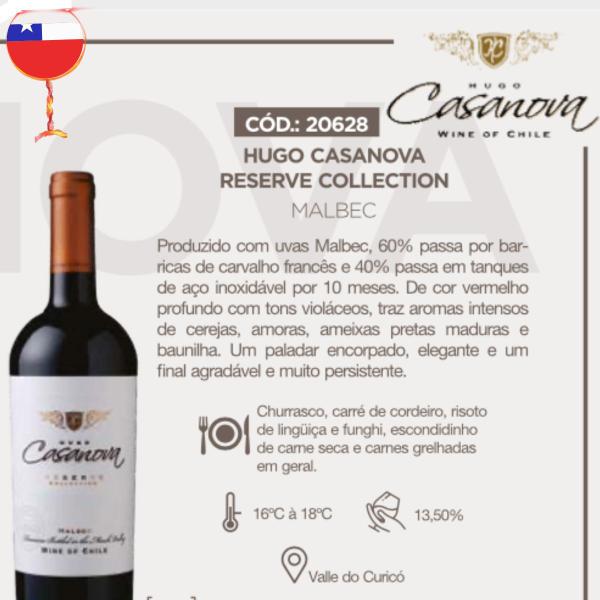 Imagem de Hugo casanova  - reserva especial - malbec