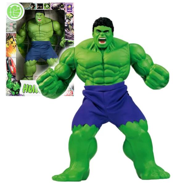 Imagem de Hulk Boneco Gigante Vingadores Marvel 50cm Disney Articulado