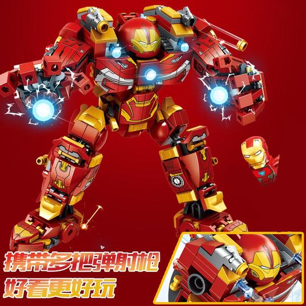 Imagem de Hulk Buster Brinquedo Bloco De Montagem 568 pçs Vingadores