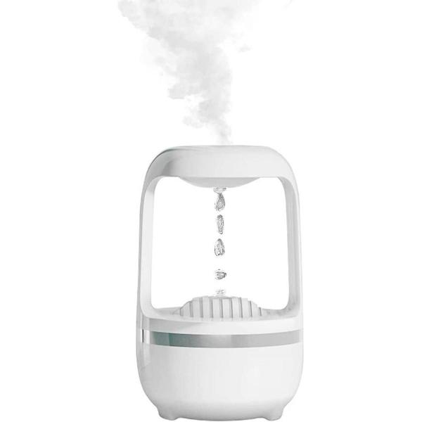 Imagem de Humidificador De Ar Anti Gravidade Gotas  E Abajur Com Leds