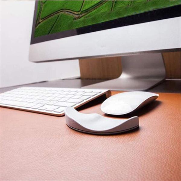 Imagem de HUOGUO Creative Silicone Wrist Pad Palm Pad Office Computer Game Mão Suporte Mouse Pad Teclado Mesa Pad, Foto Cor