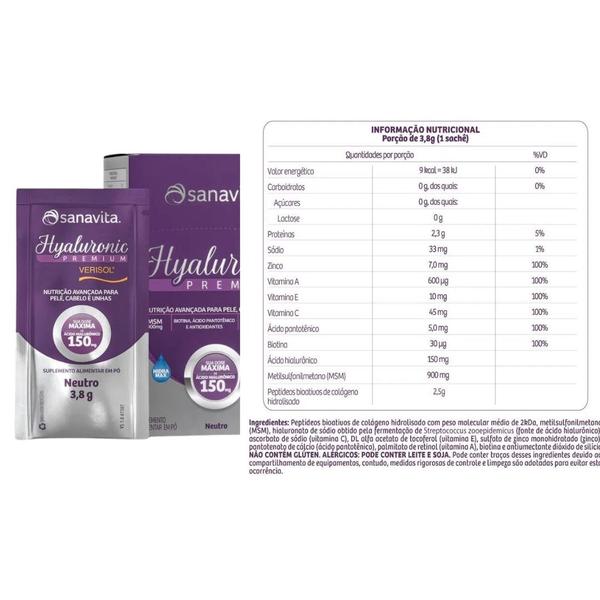 Imagem de Hyaluronic Premium Verisol - SANAVITA