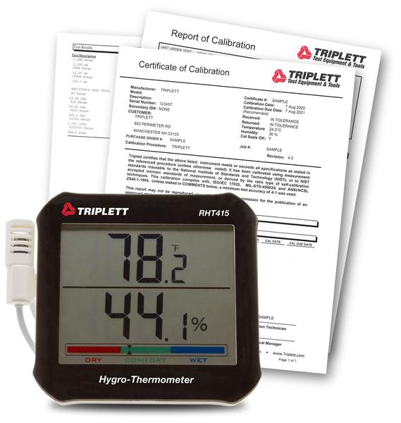 Imagem de Hygro-Thermometer Triplett RHT415 Temperatura e Umidade