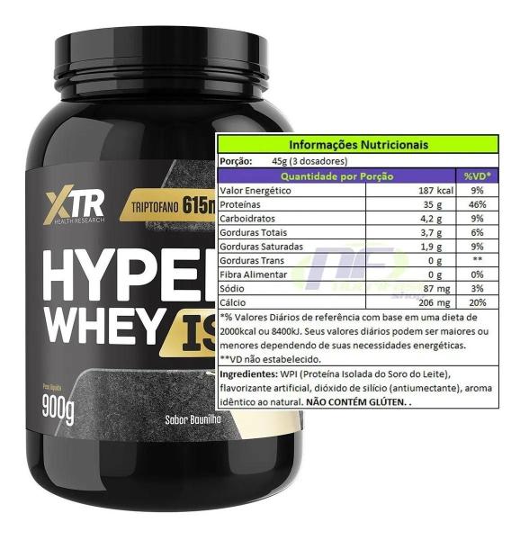 Imagem de Hyper Whey Iso Baunilha 900G - Xtr