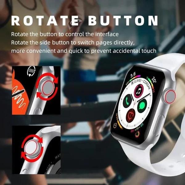 Imagem de  i8 Max Pro Relógio Inteligente Com foto personalizada e troca de pulseira, Smartwatch Bluetooth Relógio De Fitne