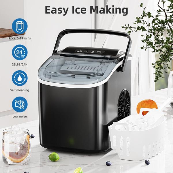 Imagem de Ice Maker Antarctic Star Countertop 26 libras/dia preta