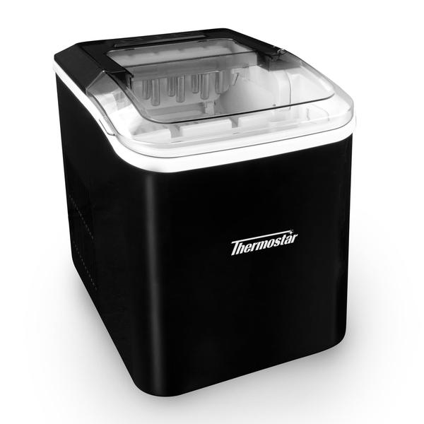 Imagem de Ice Maker Nostalgia Thermostar, autolimpante, 26 libras, preta