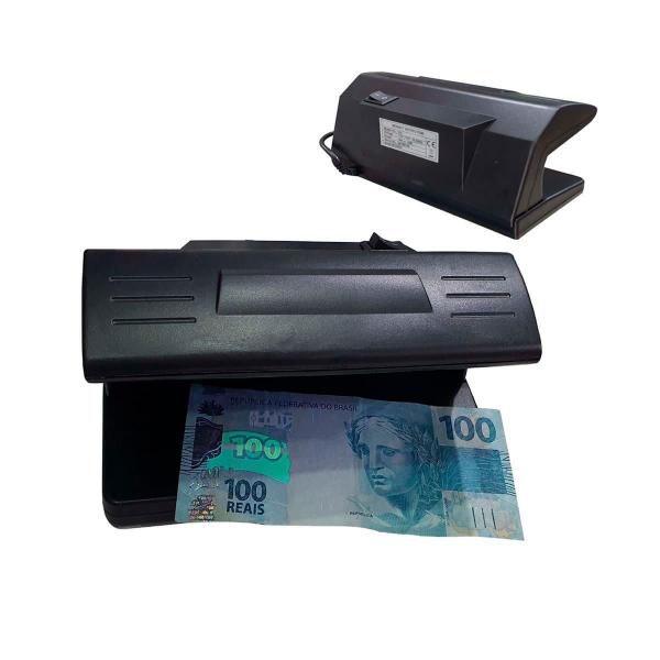 Imagem de Identificador Detector de Dinheiro Falso UV 4W Bivolt Preto