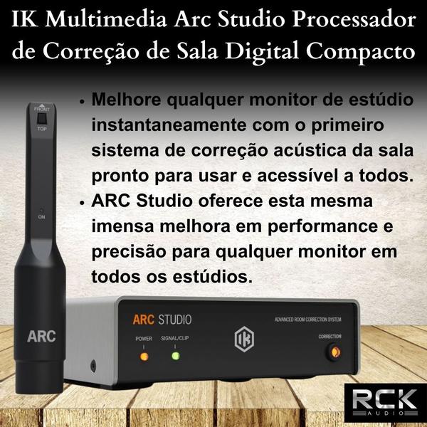 Imagem de IK Multimedia Arc Studio Processador de Correção de Sala Digital Compacto