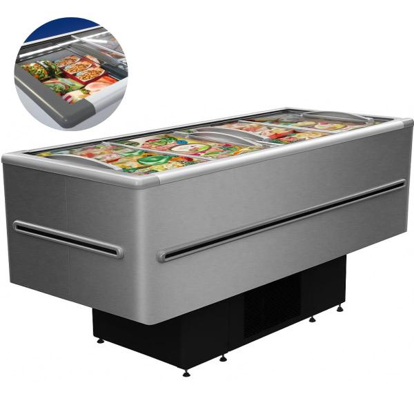 Ilha de Congelados Inox 568L Fricon ICED568 Freezer Dupla Ação