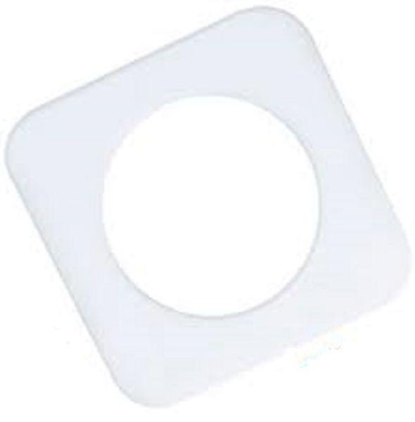 Imagem de Ilhos 28mm Quadrado Branco Pvc 100 Pares