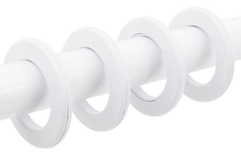 Imagem de Ilhós Redondo 28mm Branco 100 Pares Para Cortina