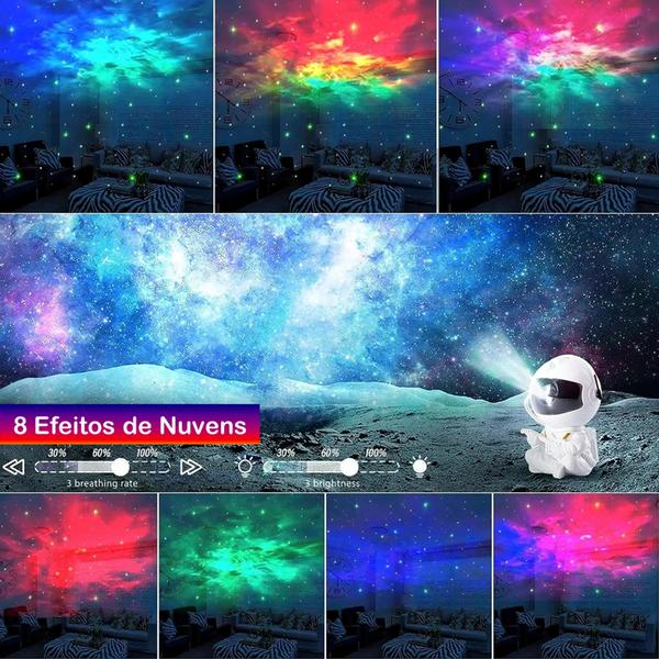 Imagem de Iluminação Criativa Projetor Astronauta para Noites Mágicas USB 5V LK128