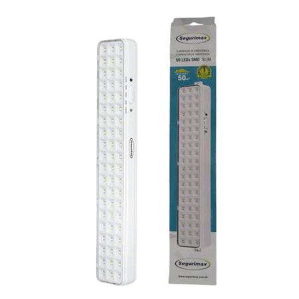 Imagem de Iluminação de Emergência 60 LEDs SMD Slim - Segurimax