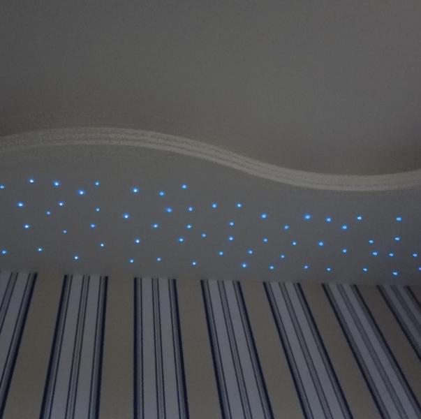 Imagem de Iluminação Fibra Óptica Noite Estrelado Gesso 400 Rgb Misto