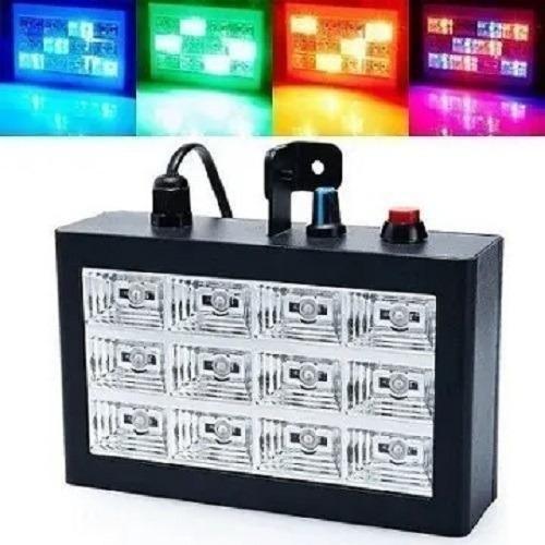 Iluminação Led Luz De Festa Strobe 12 Luz Rgb - Nao Informada Imagem de Iluminação Led Luz De Festa Strobe 12 Luz Rgb
