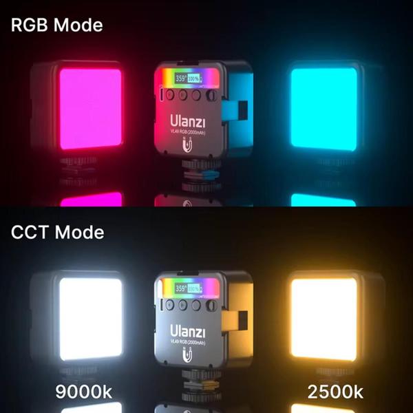 Imagem de Iluminação Luz de Led para Fotos e Vídeos - Rgb Ulanzi VL49