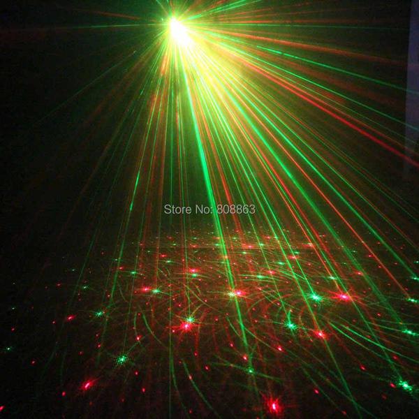 Imagem de Iluminação para festa mini projetor laser 2 cores várias formas