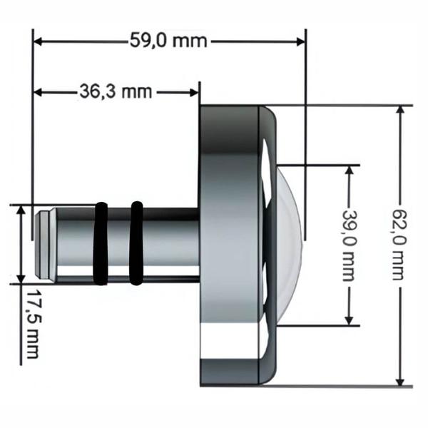 Imagem de Iluminação Refletor Led Piscina Inox MONO 10W - Tholz