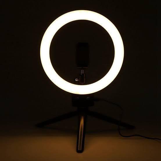 Imagem de Iluminação Ring Light Anel De Luz Led Selfie Maquiagem 16cm