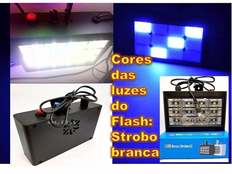 Iluminação Strobo 12 Leds Flash Luz Branco Potente Eventos - Alinee Imagem de Iluminação Strobo 12 Leds Flash Luz Branco Potente Eventos