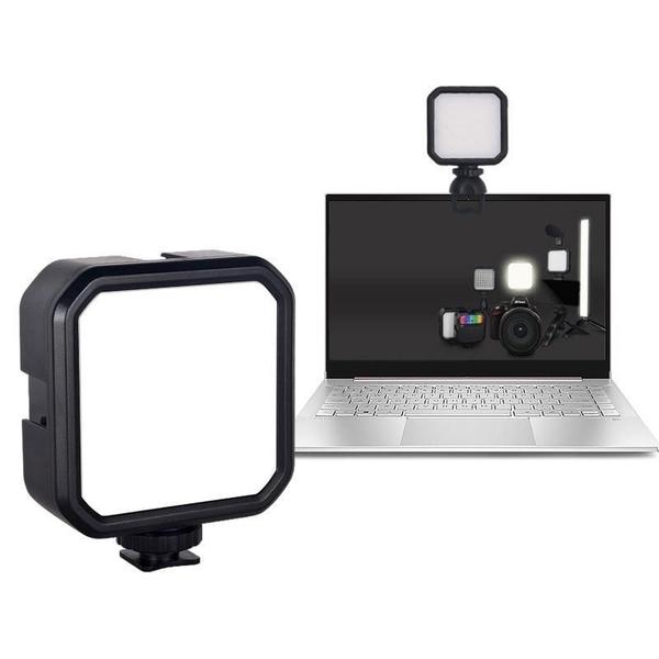 Iluminador 62 Leds 5W Recarregável P/Câmera Dslr Canon, Sony - Aj Som Acessórios Musicais Imagem de Iluminador 62 Leds 5W Recarregável P/Câmera Dslr Canon, Sony