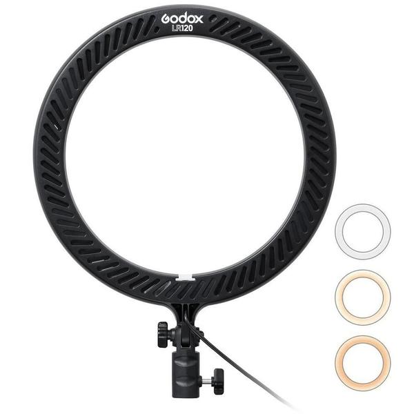 Iluminador Circular Led Godox Lr120 12 / 30Cm Ring-Light 10W Imagem de Iluminador Circular Led Godox Lr120 12 / 30Cm Ring-Light 10W