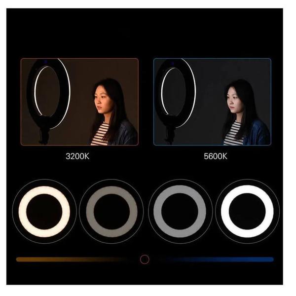 Imagem de Iluminador Circular Led Ring Light Tolifo 19 Bi-Color 60W