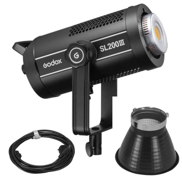 Imagem de Iluminador Cob Led Godox 215w Sl200 Iii Branco Frio 5600k Bivolt