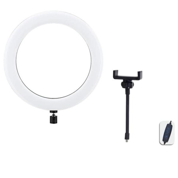 Imagem de Iluminador De Led Colorida Com Suporte De Celular Ring Ligth